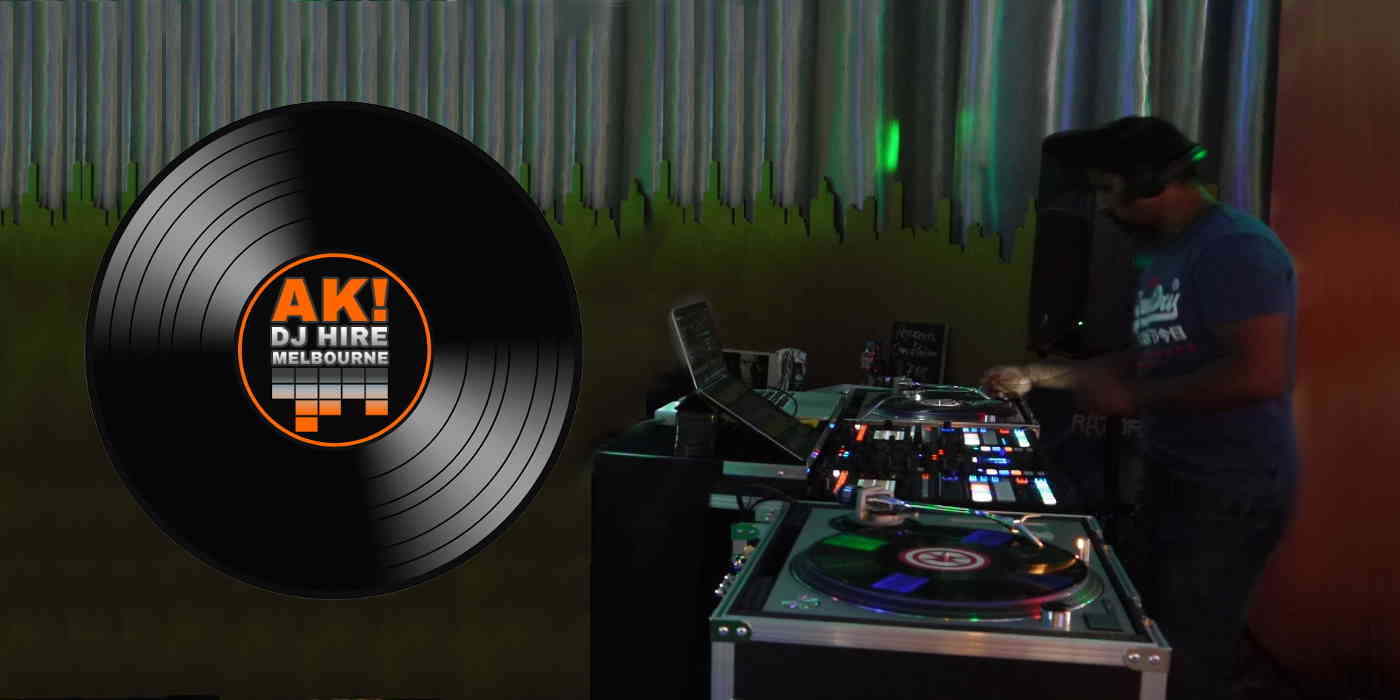 DJ Hire Melbourne - Vinyl DJ (Side View)